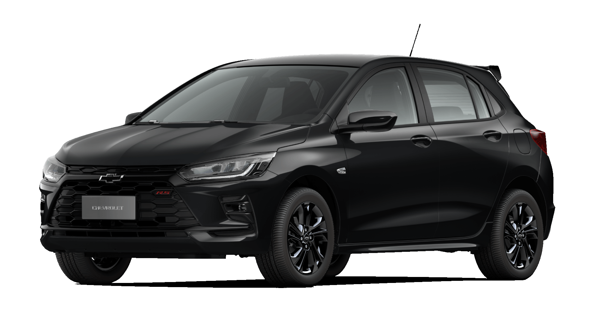 Chevrolet Onix RS negro lateral